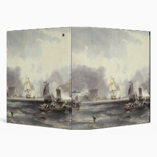 HM Ships Imogene and Andromache passing the Batter Binder