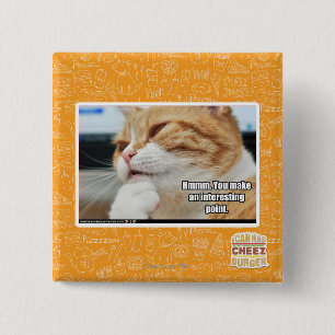 Hmmm. 2 Inch Square Button