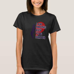 Hmong Miao Flag Day Girl Woman Princess Strong T-Shirt