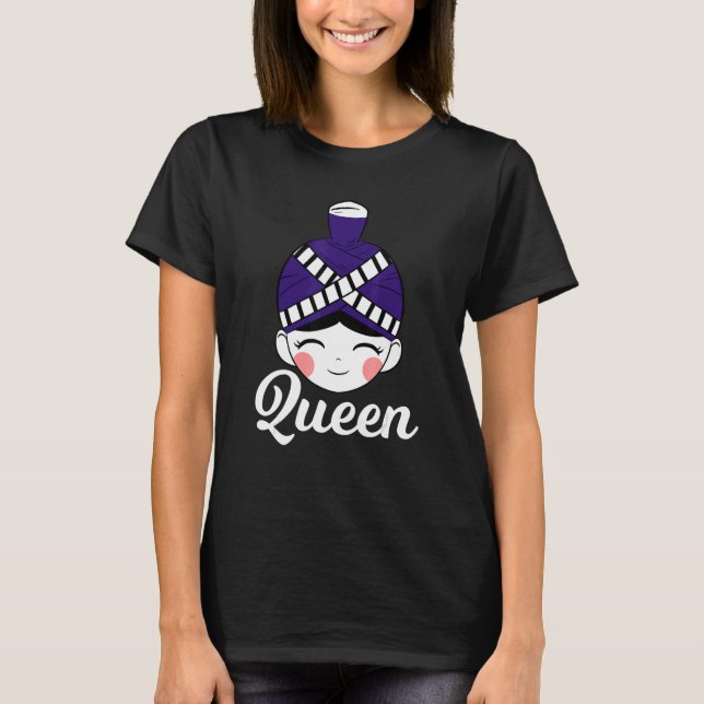 Hmong Miao Proud Traditional Girl Woman Hmoob Quee T-Shirt (Front)