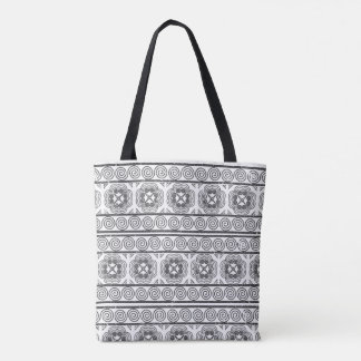 Hmong Motif in Grey Tote