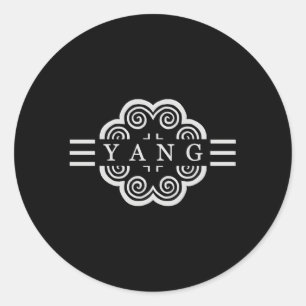 Hmong Yang Clan Generation Classic Round Sticker