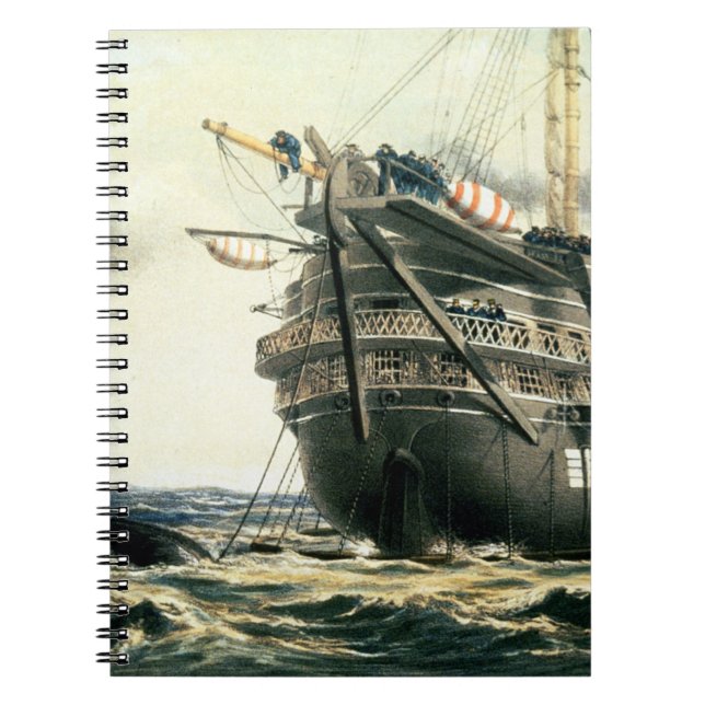 HMS Agamemnon laying the original Atlantic cable, Notebook (Front)