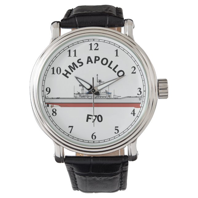 HMS APOLLO - F70 - LEANDER ORIG WATCH (Front)