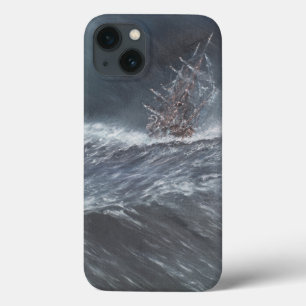 HMS Beagle in a storm off Cape Horn iPhone 13 Case