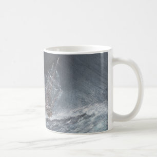 HMS Beagle in a storm off Cape Horn Coffee Mug