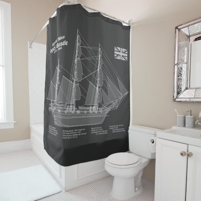 HMS Beagle Tall Ship - Ship Blueprint PBD (In Situ)