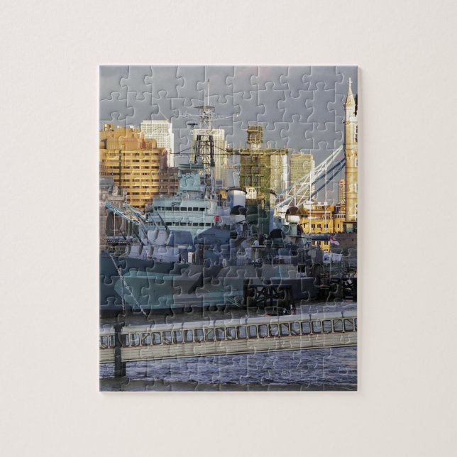 HMS Belfast. Jigsaw Puzzle (Vertical)