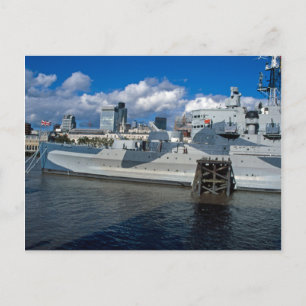 HMS Belfast London Postcard