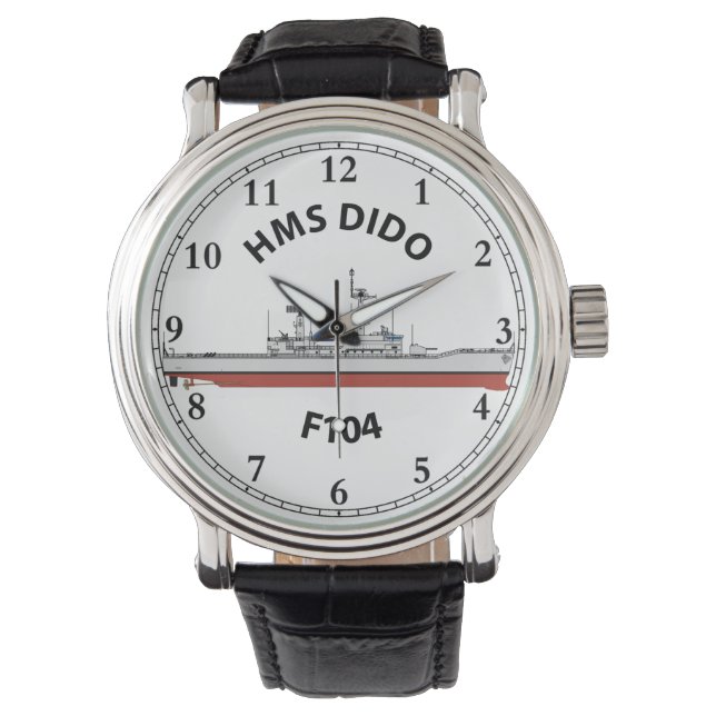 HMS DIDO - F104 - LEANDER ORIG WATCH (Front)