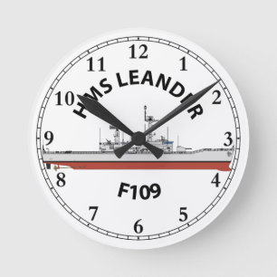 HMS LEANDER - F109 - LEANDER ORIG ROUND CLOCK