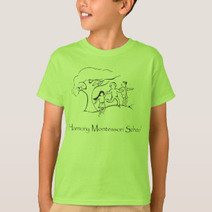 HMS Logo on Colour T-Shirt