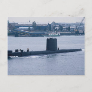 HMS Osiris" leaving Portsmouth Naval Base, Hampshi Postcard