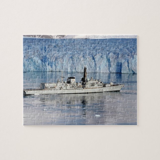 HMS Portland Royal Navy Frigate Jigsaw Puzzle (Horizontal)