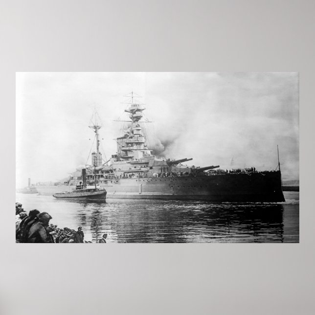 HMS Ramillies Poster (Front)