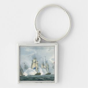 HMS Sirius, Captain Rowse engaging a French Squadr Keychain