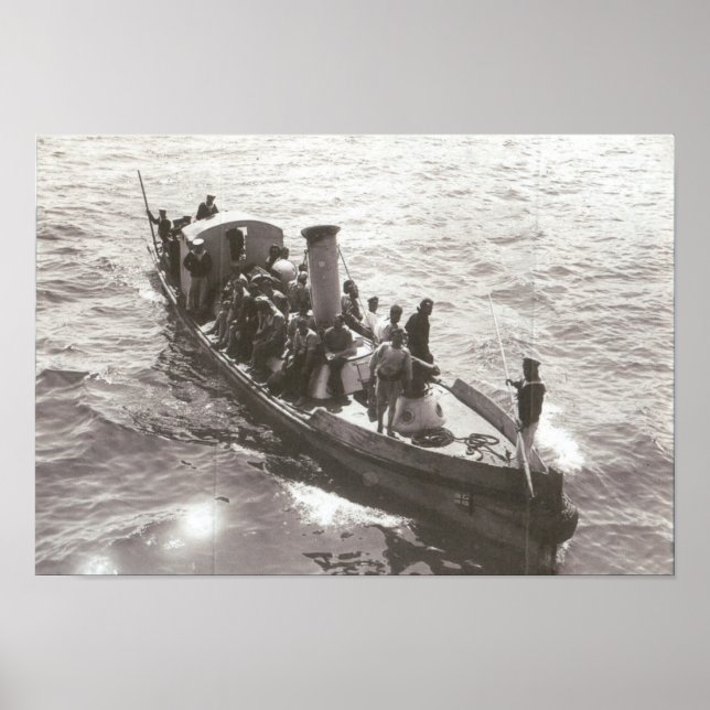 HMS Triumph Picket Boat Poster (Front)