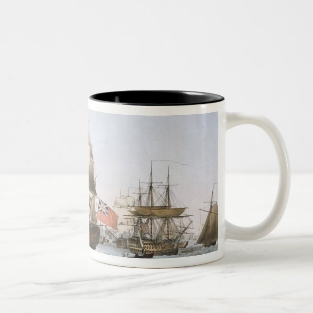 HMS Victory, 1806 Two-Tone Coffee Mug (Right)