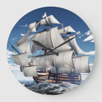 HMS Victory, 3D computer-generated illustration.