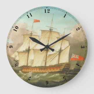 HMS Victory Large Clock