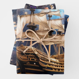 HMS Victory Lord Nelsons Ship  Wrapping Paper Sheet