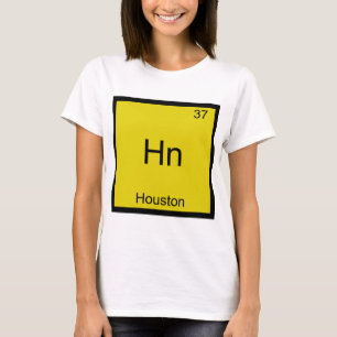 Hn - T-Shirt Symbole Chimique de la Ville de Houst