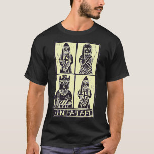 Hnefatafl black with light fill T-Shirt