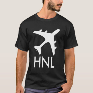 Hnl Airport Code Baggage Tag Honolulu Hawaii Usa T-Shirt
