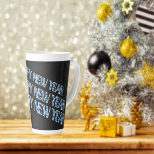 HNY Blue Diamond Latte Mug