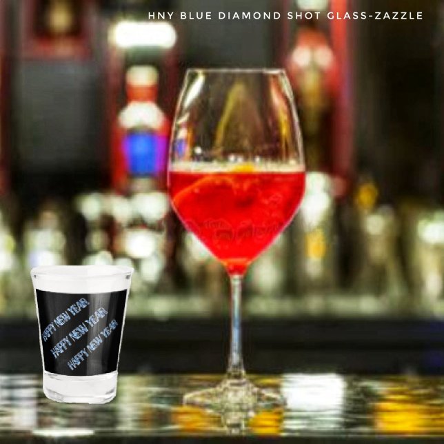 HNY-Blue Diamond  Shot Glass (Creator Uploaded)