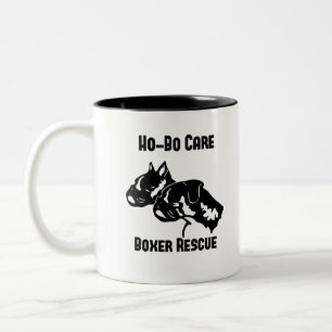 Ho-Bo Care Boxer Rescue Two-Tone Coffee Mug