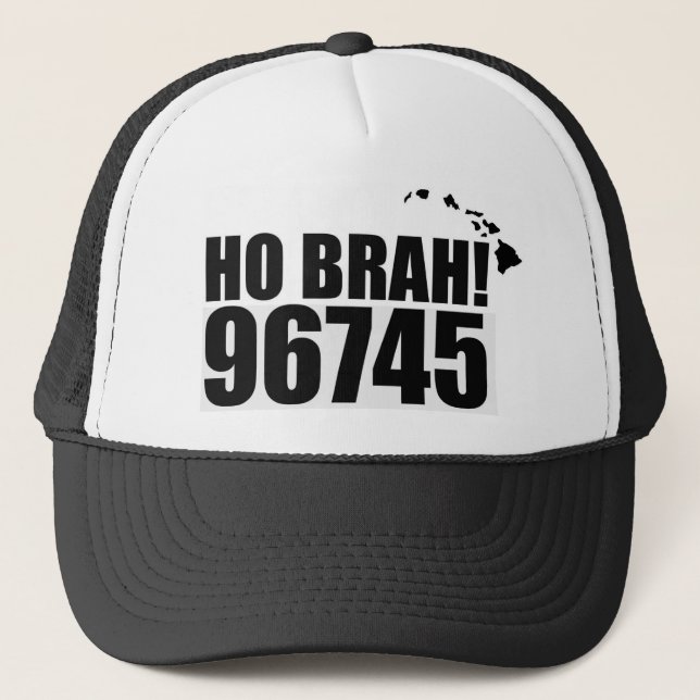 Ho Brah !..., Hawaii Zip Code Casquette 96725 Kail (Devant)