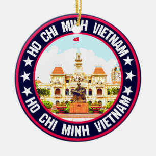 Ho Chi Minh                                        Ceramic Ornament