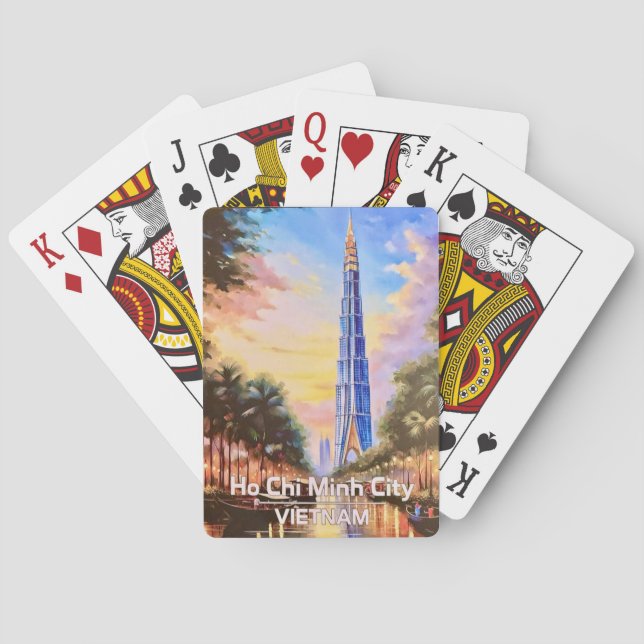 Ho Chi Minh City Vietnam Playing Cards (Back)