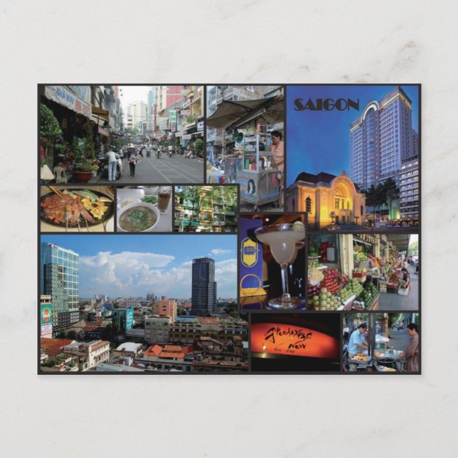 Ho Chi Minh city - Vietnam Postcard (Front)