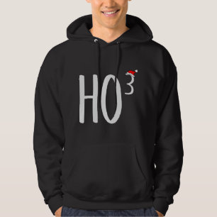 Ho Cubed, Ho Ho Ho Math Teacher Christmas Hoodie