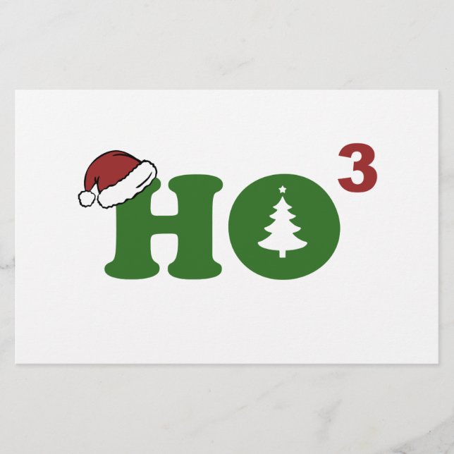 Ho Cubed Merry Christmas (Front)