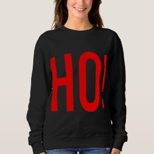 Ho Funny Matching Pajama Christmas Top Red for Fam