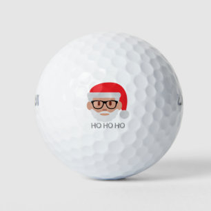 ho hipster santa golf balls