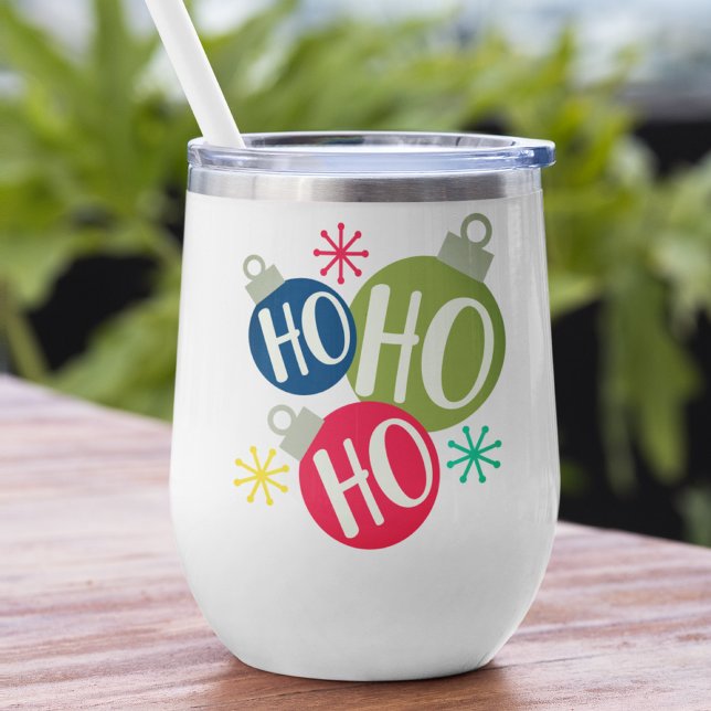 Ho Ho Festive Noël Noël Noël Famille Correspondanc (Créateur téléchargé)