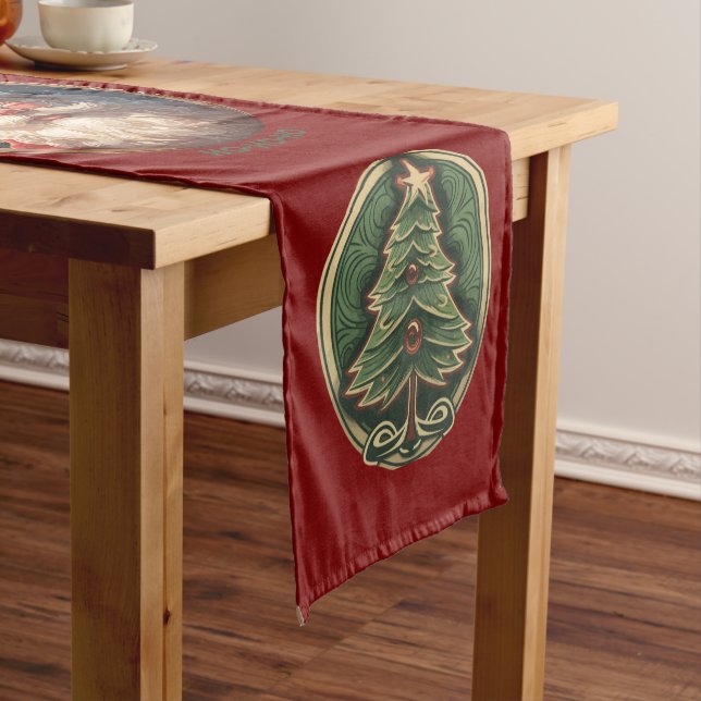 Ho Ho Happiness Short Table Runner (In Situ)
