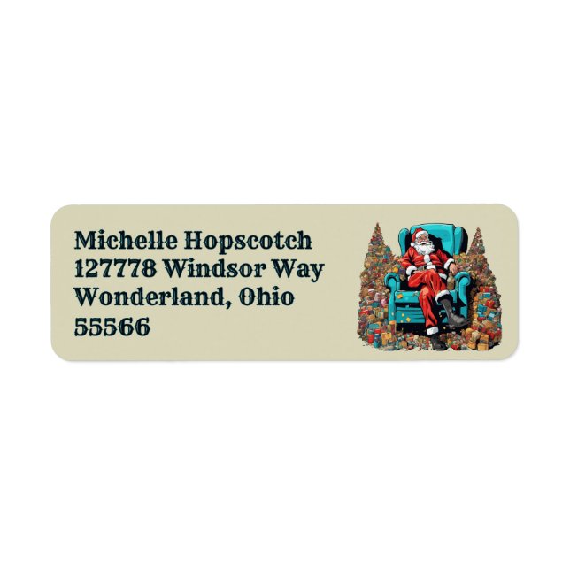 HO HO HELP label (Front)
