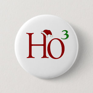 Ho Ho Ho 2 Inch Round Button
