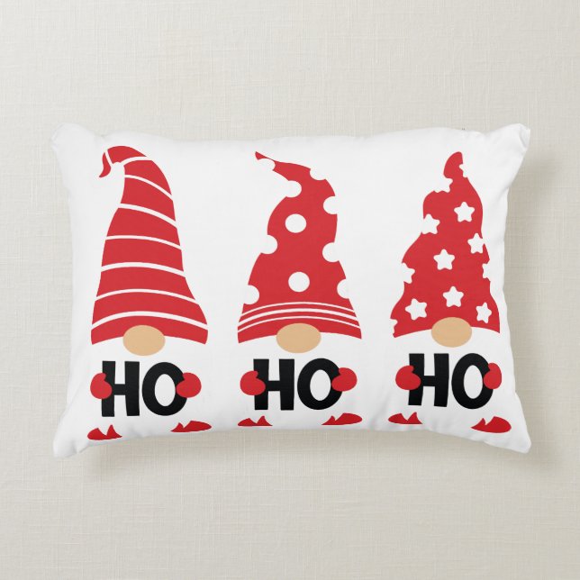 Ho Ho Ho  Accent Pillow (Front)