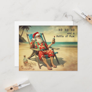 Ho, Ho, Ho and Rum - Card