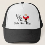 Ho Ho Ho Blah Blah Blah Christmas Trucker Hat<br><div class="desc">Ho Ho Ho Blah Blah Blah Christmas</div>