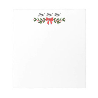 Ho ! Ho ! Ho ! Bloc-notes de Noël