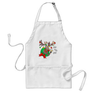 HO HO HO by SHARON SHARPE Standard Apron