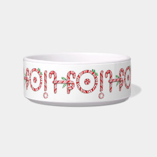 Ho, Ho, Ho Candy Canes Bowl