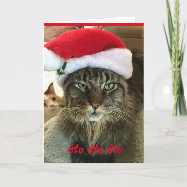 Ho, Ho, Ho carte de Joyeux Noël de capitaine Jack (Devant)